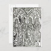 セントヴェンスラウス、アドアルバート、スタニスラウス、セントフロリアン ポストカード (正面/裏面)