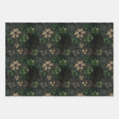 セント動揺して・パトリックの日パターン ラッピングペーパーシート (正面)