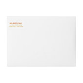 セント数々の・パトリックの日の色のシャムロック ラップアラウンドラベル (正面)