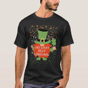 セント間抜けパトリックおもしろいズデイラッキー格言ファミリーマ Tシャツ