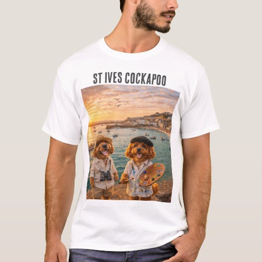 セント・アイヴス コッカプー Tシャツ ギフト (正面)