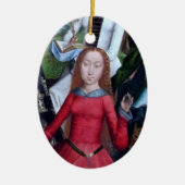 セント・アグネス・オブ・ローマ(詳細; M 070) セラミックオーナメント (正面)