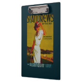 セント・アンドリュースのAlgonquinのヴィンテージPosterEurope クリップボード (左)