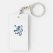 セント・アンドリュー色のスコットランドのライオン キーホルダー (裏面)