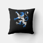 セント・アンドリュー色のスコットランドのライオン クッション (裏面)