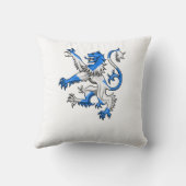 セント・アンドリュー色のスコットランドのライオン クッション (裏面)