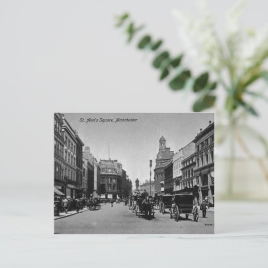 セント・アン・スクエア、マンチェスター、C.1910 ポストカード (スタンド正面)