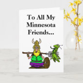 セント・ウルホの友人の一日の挨拶カード カード (黄色い花)