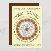 セント・オノレ・ケーキ フランスパティスリー 招待状 (正面/裏面)