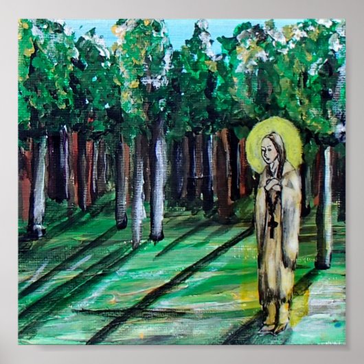 セント・カテリ・テカキウィタ、ファースト先住民・アメリカン・セント ポスター (正面)