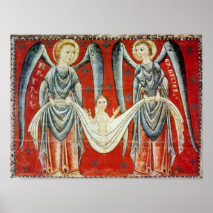 セント・ガブリエルとセント・ラファエル, c.1200 ポスター