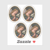 セント・ガブリエル大天使（M 035）- 4Up シール (シート)