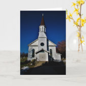 「セント・キャサリンカトリック教会」哀悼カード カード (黄色い花)