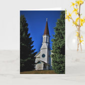 「セント・キャサリンズ・ヒルトップ」イースターカード カード (黄色い花)