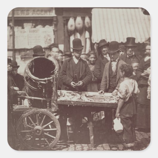 セント・ギレスの安い魚、'ロンドの通り生活から スクエアシール (正面)