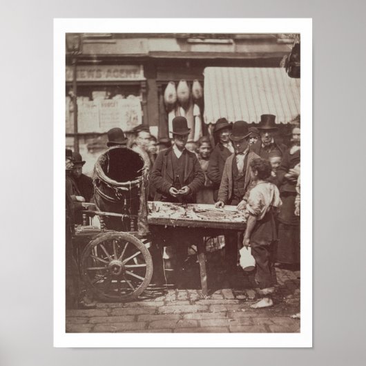 セント・ギレスの安い魚、'ロンドの通り生活から ポスター (正面)