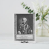 セント・ゲルマン伯爵、有名な錬金術師、1783年 ポストカード (スタンド正面)