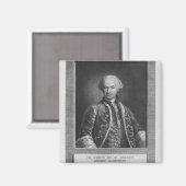 セント・ゲルマン伯爵、有名な錬金術師、1783年 マグネット (正面/裏面)