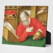 セント・ジェローム氏の勉強1650(ボディカラーとw/c フォトプラーク (側面)