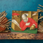 セント・ジェローム氏の勉強1650(ボディカラーとw/c フォトプラーク (側面)