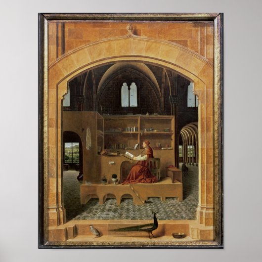 セント・ジェローム氏の勉強, c.1475 ポスター (正面)