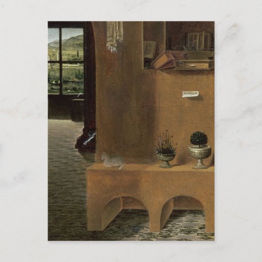 セント・ジェローム氏の勉強, c.1475 ポストカード (正面)