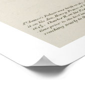 セント・ジェームス宮とウェストミン市の一部 ポスター (角)