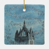 セント・ジャイルズ - 彼の鐘(チャールズ・アルタモント・ドイル作) セラミックオーナメント (裏面)