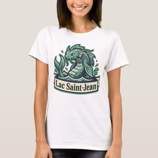 セント・ジャン湖の水のモンスター Tシャツ (正面)