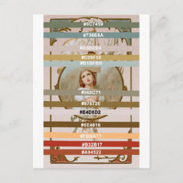 セント・ジョアン・オブ・アークのカラー・パレット(BF 01) ポストカード