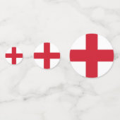 セント・ジョージ十字架～イギリス国旗 コンフェッティ (正面)