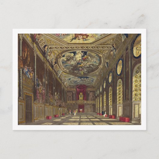 セント・ジョージ・ホール、ウィンザー城、 'ロイヤル・レジンデンシズ'より ポストカード (正面)