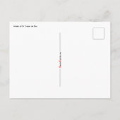 セント・セサール・デ・バス(SLE 001)はがきのモットー ポストカード (裏面)