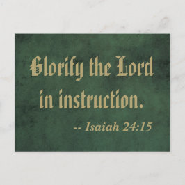 セント・セサール・デ・バス(SLE 001)はがきのモットー ポストカード