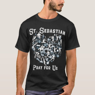 セント・セバスチャン・パトロン・サン・オブ・スポーツアスリートズCath Tシャツ