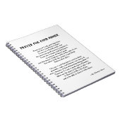 セント・トーマスより良いユーモアのための祈りの言葉 ノートブック (右側)