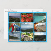 セント・トーマス写真コラージュ葉書 ポストカード (正面/裏面)