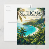 セント・トーマス島 アメリカ領バージン諸島 ポストカード (正面/裏面)