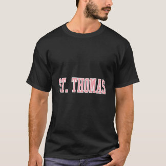 セント・トーマス島 K ヴァーシティスタイル Tシャツ