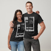 セント・トーマス 米領バージン諸島 搭乗券 航空券 Tシャツ (ユニセックス)
