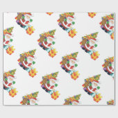 セント・ニックとギフト ラッピングペーパー (フラット)