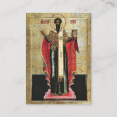 セント・バジルの朝の祈りの言葉ザ素晴らし祈りの言葉カード プレイスカード (正面)