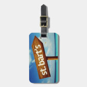 セント・バルト ラゲッジタグ (正面縦)