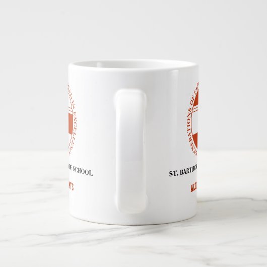 セント・バーソロミュー学士課程の同窓生ジャンボマグ ジャンボコーヒーマグカップ (裏面)