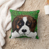 セント・バーナード クッション (ブランケット)