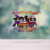 セント・バーナード・ハロウィーン感謝祭クリスマスクラス アクリルサイン (ニュートラル)