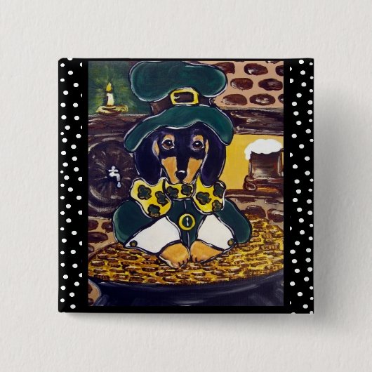 セント・パティ・ボタン 缶バッジ (正面)