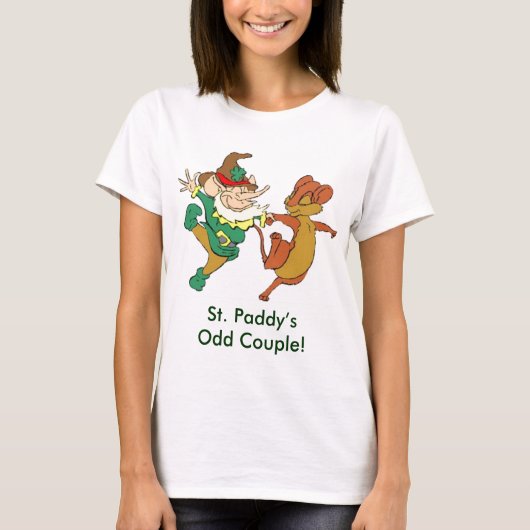 セント・パディの奇妙なカップル Tシャツ (正面)