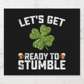 セント・パトリックおもしろいズ・デーに向けて準備しよう ビールラベル (シングルラベル)