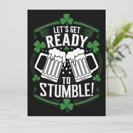 セント・パトリックおもしろいズ・デーに向けて 招待状 (スタンド正面)